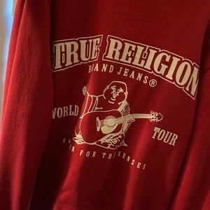 cropped true religion hoodie